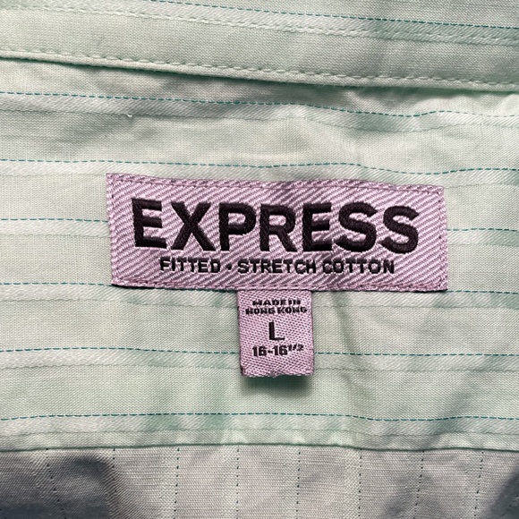 Green Express button down shirt - Picture 2 of 3